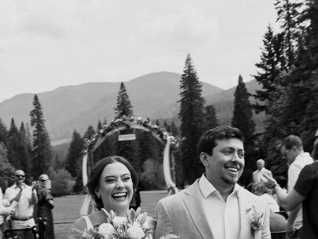 Kennedy and Logan&apos;s Wedding in McKenzie Bridge, Oregon 45