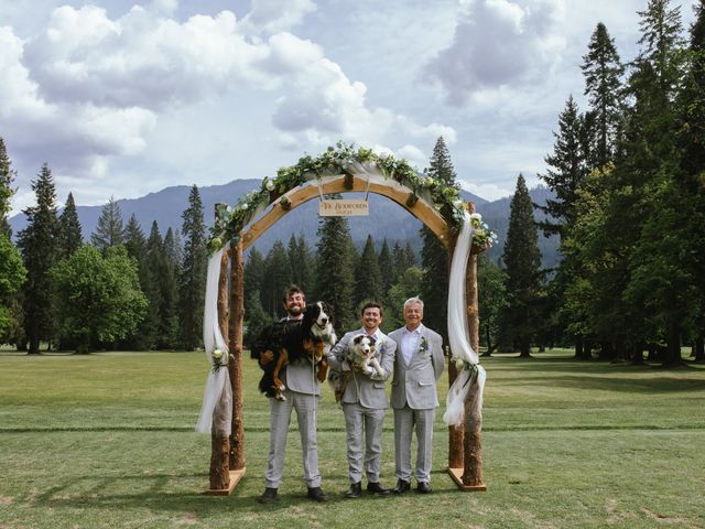 Kennedy and Logan&apos;s Wedding in McKenzie Bridge, Oregon 56