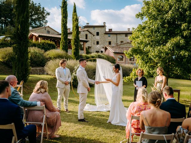 Brent and Rebekah&apos;s Wedding in Arezzo, Italy 44