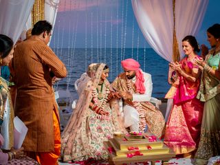 The wedding of Janani and Deep