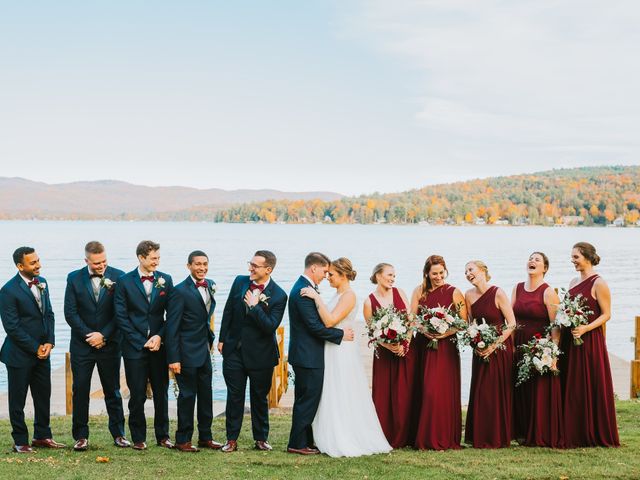 John and Lexi&apos;s Wedding in Lake George, New York 54