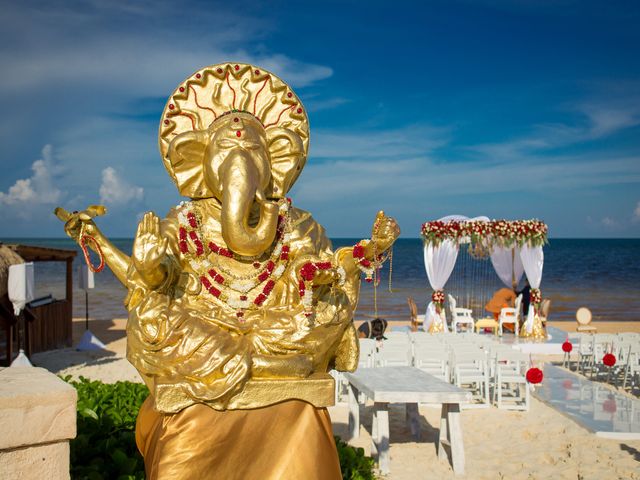 Deep and Janani&apos;s Wedding in Cancun, Mexico 8