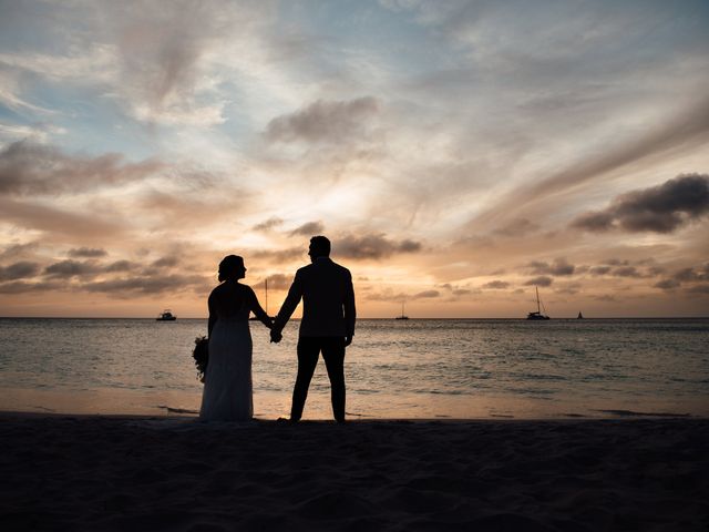 James and Ashley&apos;s Wedding in Noord, Aruba 7