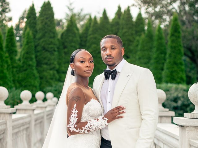 Diquan and Aaliyah&apos;s Wedding in Voorhees, New Jersey 12