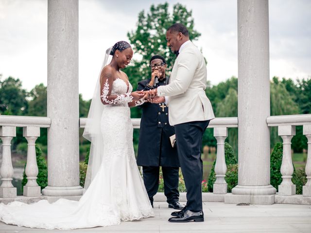 Diquan and Aaliyah&apos;s Wedding in Voorhees, New Jersey 21
