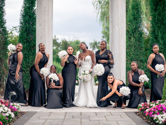 Diquan and Aaliyah&apos;s Wedding in Voorhees, New Jersey 23