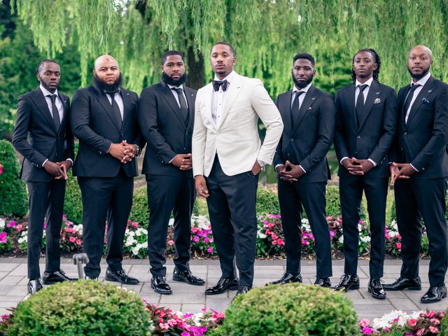 Diquan and Aaliyah&apos;s Wedding in Voorhees, New Jersey 24