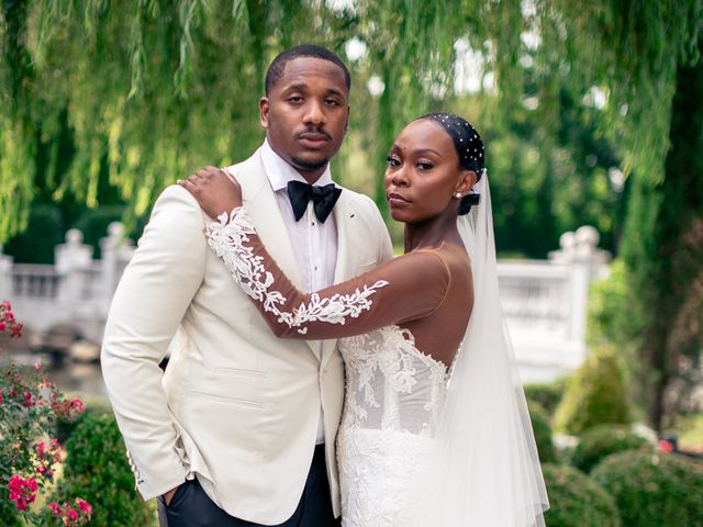 Diquan and Aaliyah&apos;s Wedding in Voorhees, New Jersey 25