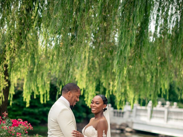 Diquan and Aaliyah&apos;s Wedding in Voorhees, New Jersey 27