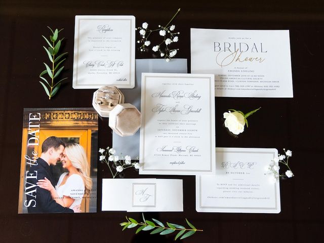 Tyler and Amanda's Wedding in Shelby Charter Township, Michigan 49