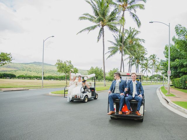 Erin and Kierran&apos;s Wedding in Kapolei, Hawaii 11