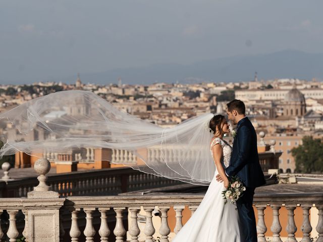Silvia and Claudio's Wedding in Rome, Italy 34