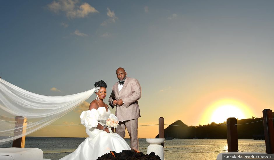 Tawanna and Michael's Wedding in Gros Islet, St. Lucia