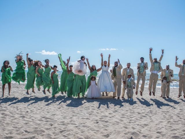 Terrell and Altrameise&apos;s Wedding in Cocoa Beach, Florida 7