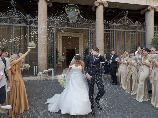 Virginia and Mathieu&apos;s Wedding in Rome, Italy 45