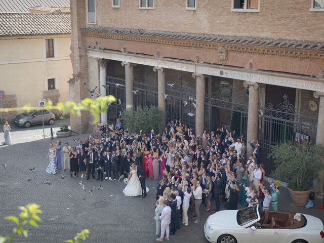 Virginia and Mathieu&apos;s Wedding in Rome, Italy 46
