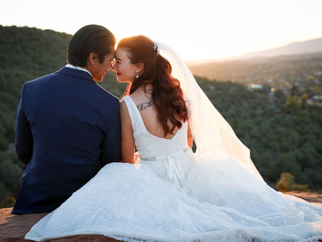 Jerome and Cassie&apos;s Wedding in Sedona, Arizona 13
