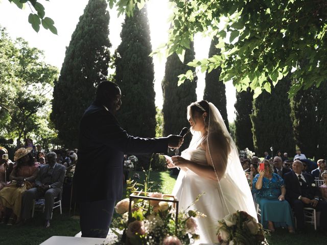 Martina and Baffour's Wedding in Rome, Italy 43