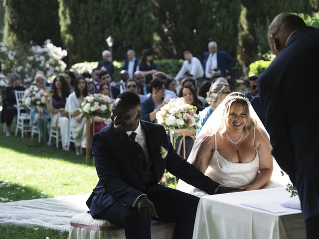 Martina and Baffour's Wedding in Rome, Italy 44