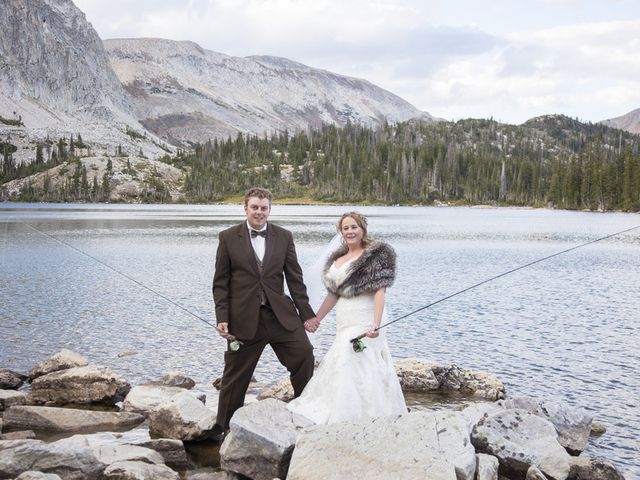 Dawn and Casey&apos;s Wedding in Centennial, Wyoming 13