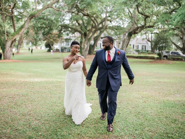 Tomecca and Octavius&apos;s Wedding in Georgetown, South Carolina 19