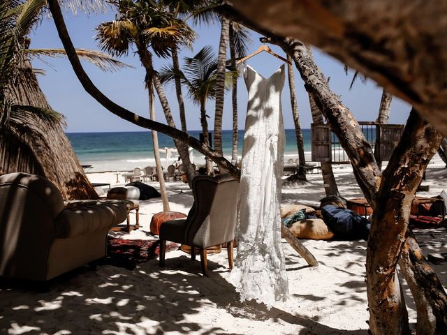Stephen and Xhemile's Wedding in Tulum, Mexico 34
