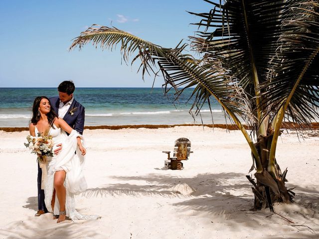 Stephen and Xhemile's Wedding in Tulum, Mexico 92