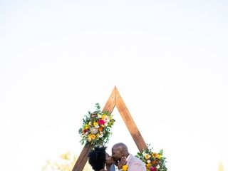 The wedding of Sharie  and Danyell  3