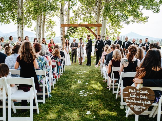Dan and Dana&apos;s Wedding in Sisters, Oregon 163