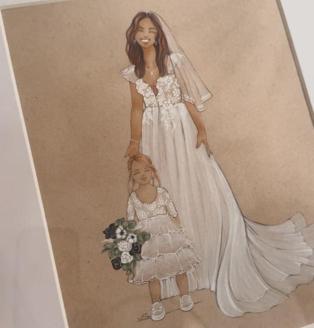 Keepsake Couture- Custom Bridal Illustrations & Live Sketching - 2