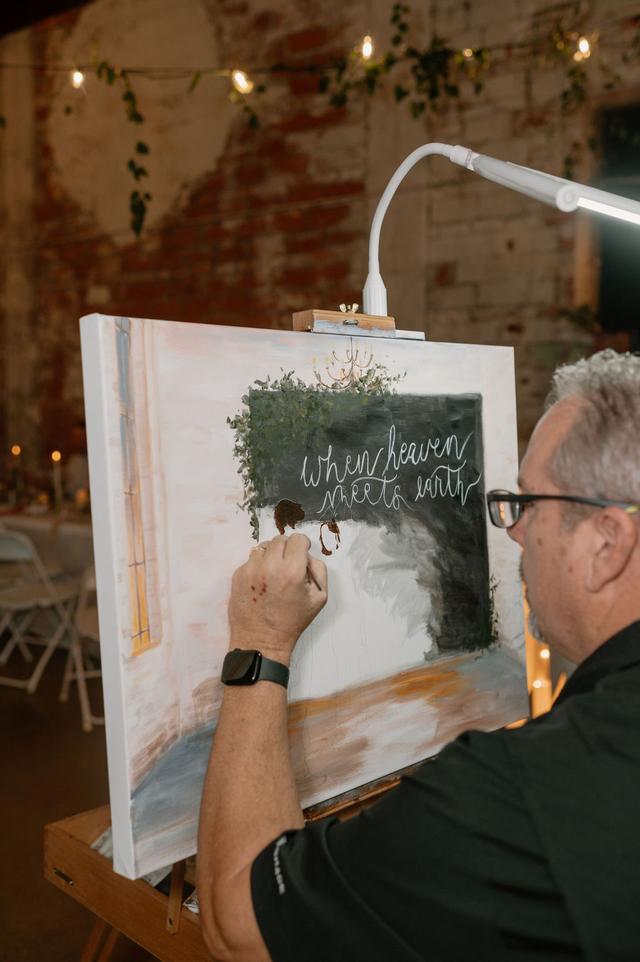 Anderson Live Wedding Painting - 2
