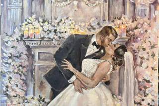 Jeffrey Hull Live Wedding Painting - 12