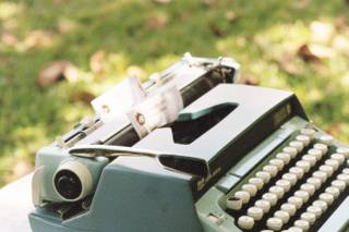 Live Typewriter Poetry - Little Earth Flower - 1