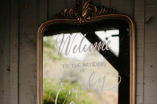 White Ink Calligraphy - 21