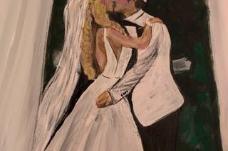 Rebecca Russell, Live Wedding Painter - 1