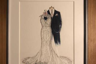 Dreamlines Personalized Wedding Dress Sketch - 13
