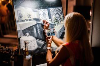 Artistic i Wedding - Live Painting - 34