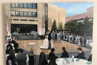 Artistic i Wedding - Live Painting - 38