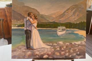 K Potter Fine Art Wedding Painter - 8