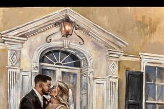 Jeffrey Hull Live Wedding Painting - 10