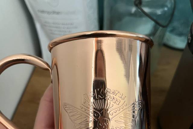 Bulk Roosevelt Smooth Copper Moscow Mule Mugs by Copper Mug Co