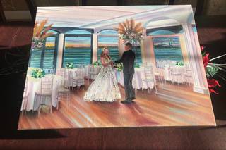 Live Wedding Painting by Mark - 12