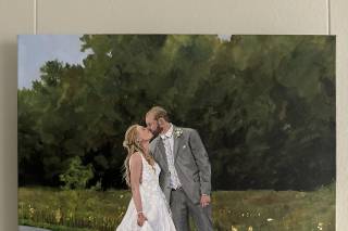 Savannah’s Live Wedding Painting - 1