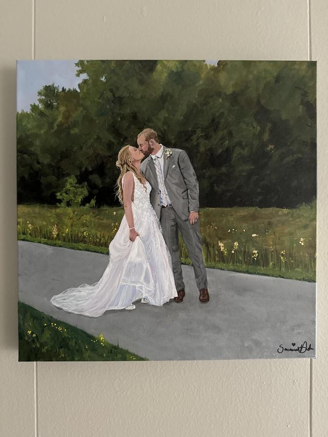 Savannah’s Live Wedding Painting - 4