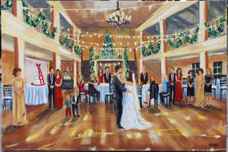 Julia McNally Fine Art & Live Event Painting - 20