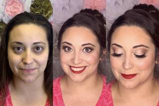 Lily Flower Hair and Makeup - 17
