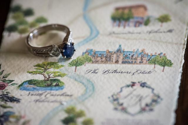 Blush & Blue Calligraphy and Design - 3