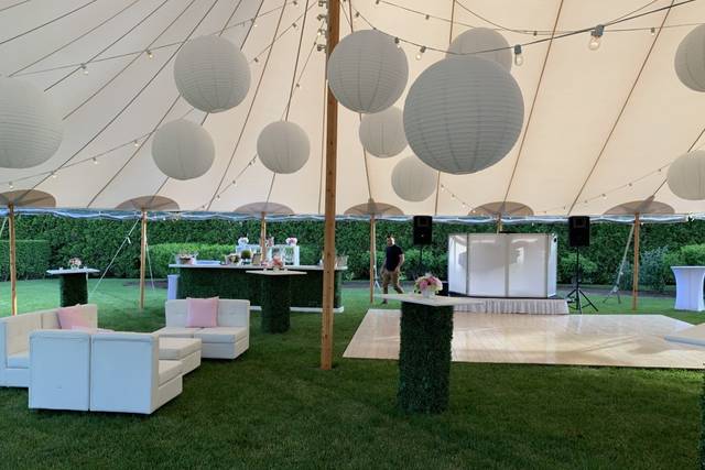 Metal Plate Stand - Please B Seated – Tents and Party Rentals