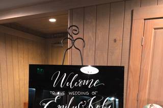 White Ink Calligraphy - 36
