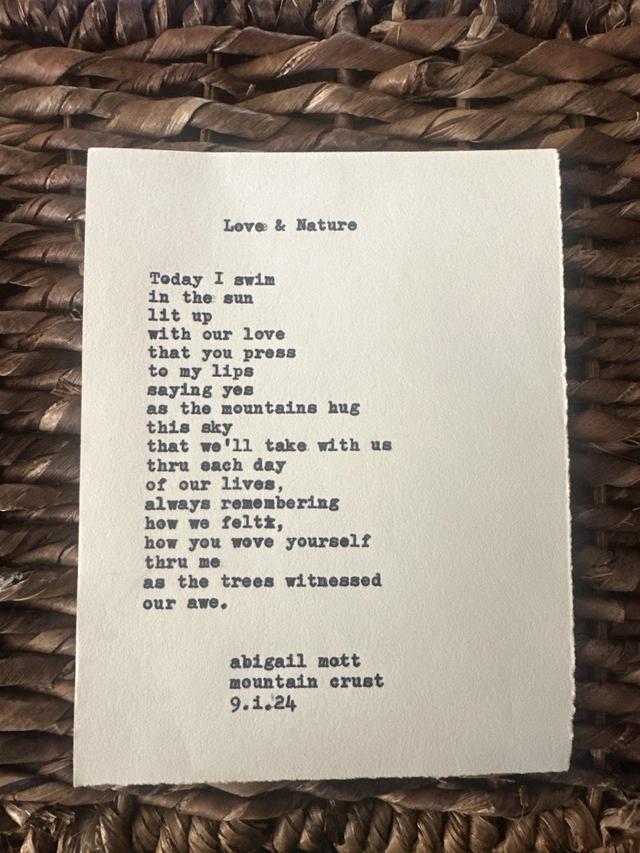 Abigail Mott Poetry - 2